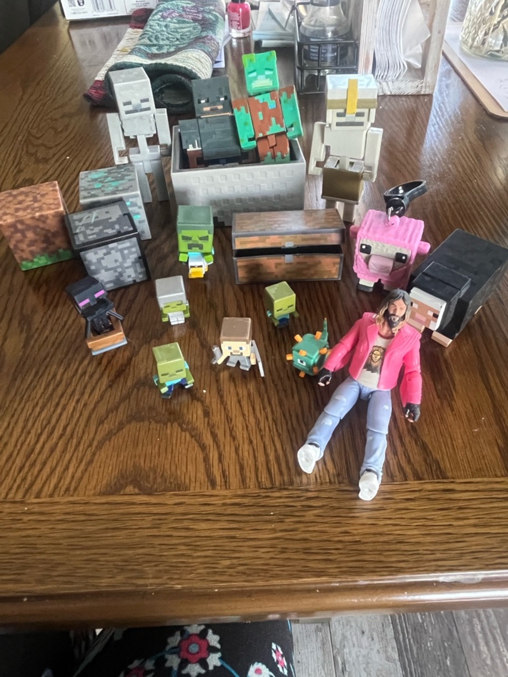 Lot of Minecraft figures